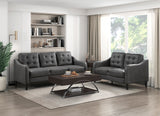 Mallory Gray Sofa from Homelegance - Luna Furniture
