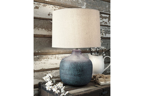 Malthace Patina Table Lamp from Ashley - Luna Furniture