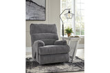 Man Fort Graphite Recliner from Ashley - Luna Furniture