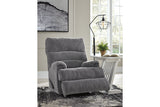 Man Fort Graphite Recliner from Ashley - Luna Furniture