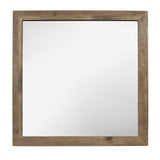Mandan Weathered Pine Mirror (Mirror Only) from Homelegance - Luna Furniture