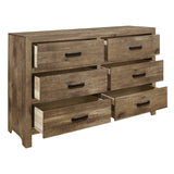 Mandan Weathered Pine Panel Bedroom Set from Homelegance - Luna Furniture