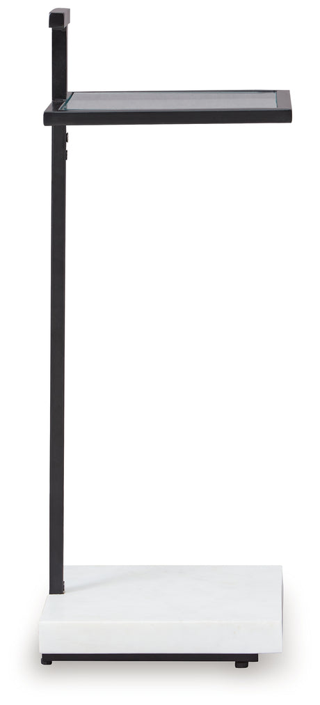 Mannill Black/White Accent Table from Ashley - Luna Furniture