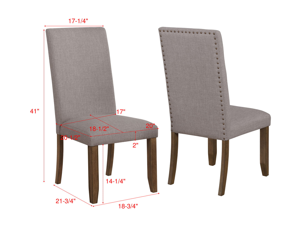 Manning Brown Dining Chair, Set of 2 from Crown Mark - Luna Furniture