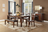 Mantello Cherry Extendable Dining Table from Homelegance - Luna Furniture