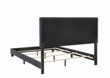 Mapes Charcoal Tufted Upholstered Eastern King Bed from Coaster - Luna Furniture