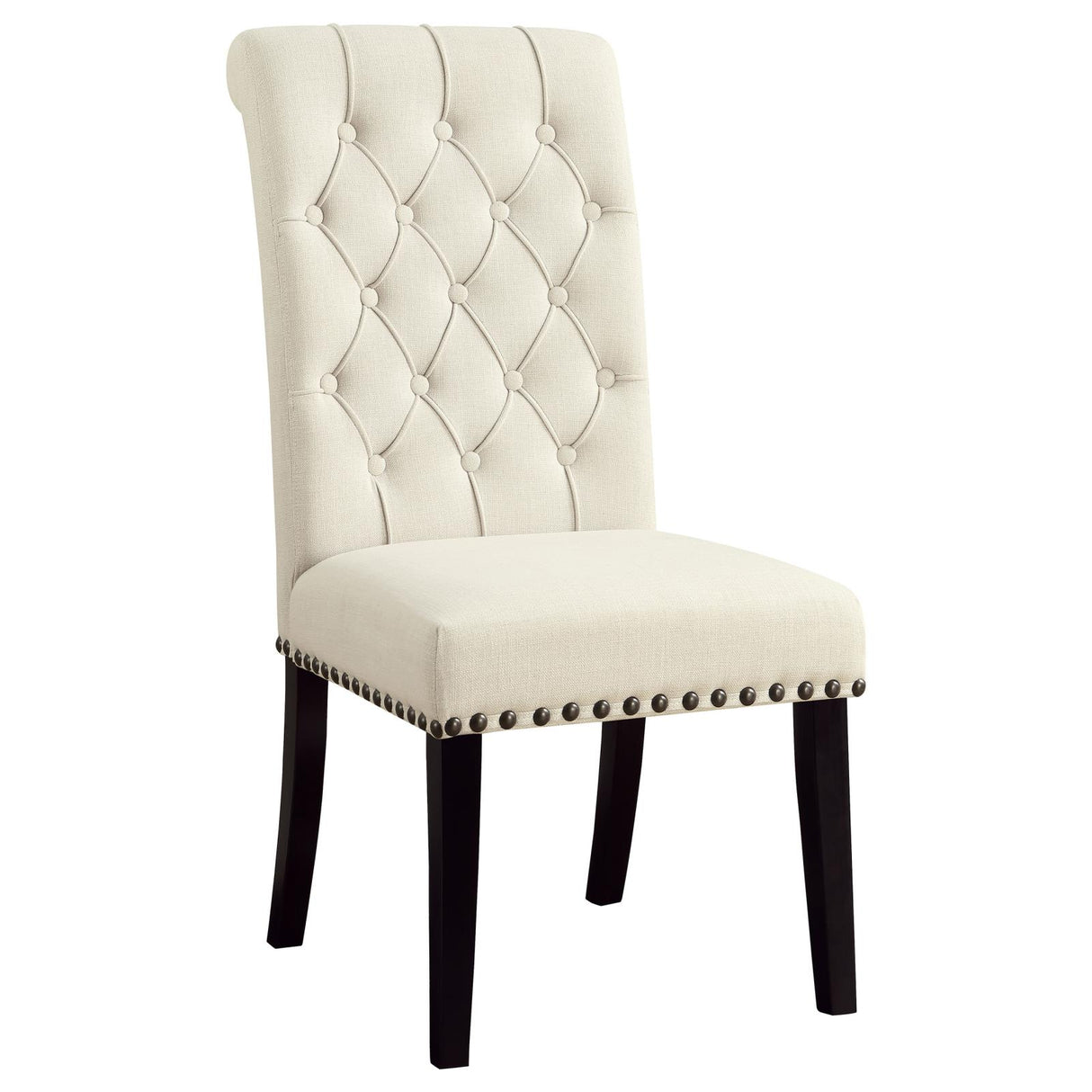 Mapleton Beige Tufted Back Upholstered Side Chairs, Set of 2 from Coaster - Luna Furniture