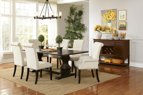 Mapleton Beige Tufted Back Upholstered Side Chairs, Set of 2 from Coaster - Luna Furniture