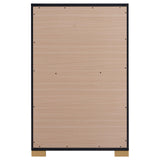 Marceline Black 5-Drawer Chest from Coaster - Luna Furniture