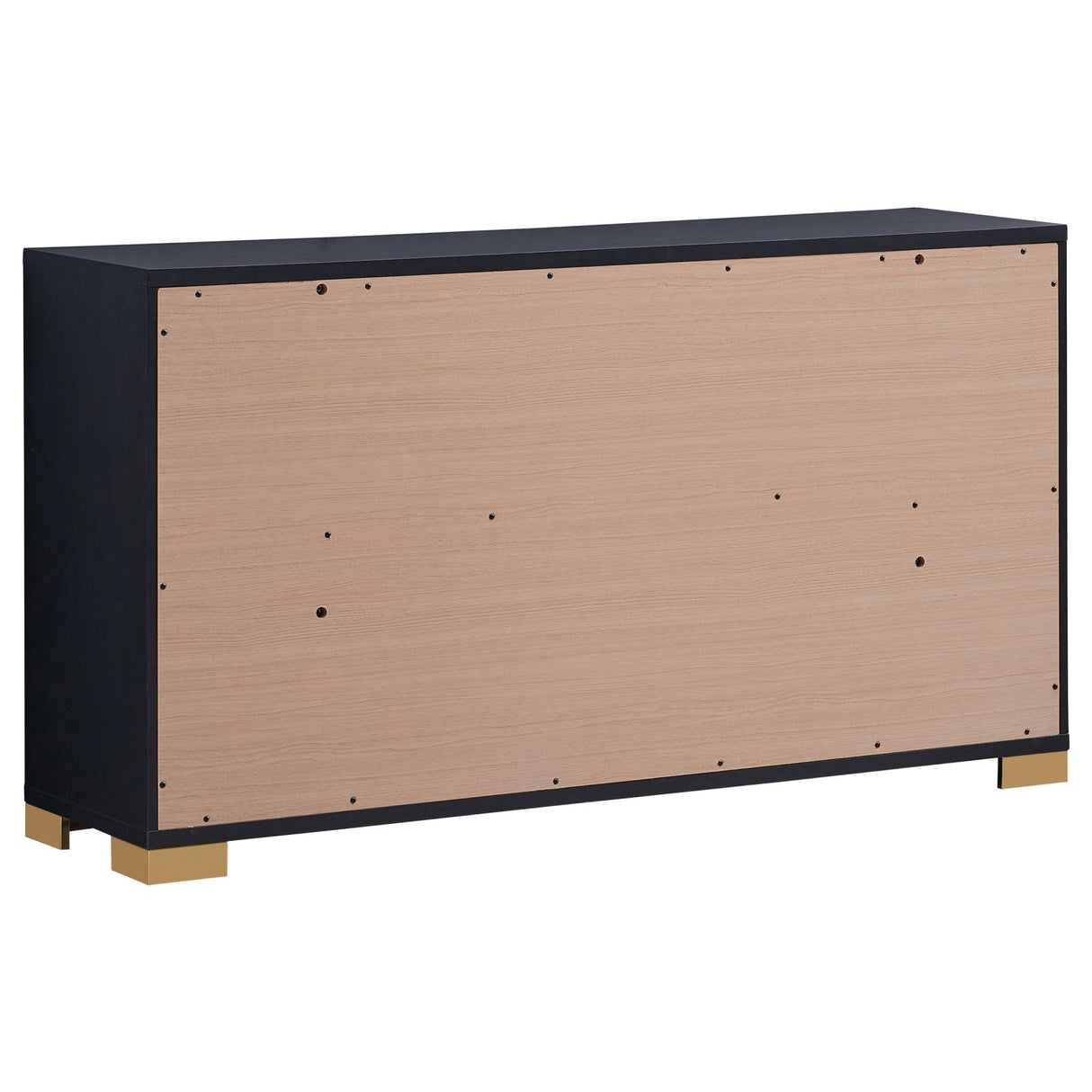 Marceline Black 6-Drawer Dresser from Coaster - Luna Furniture