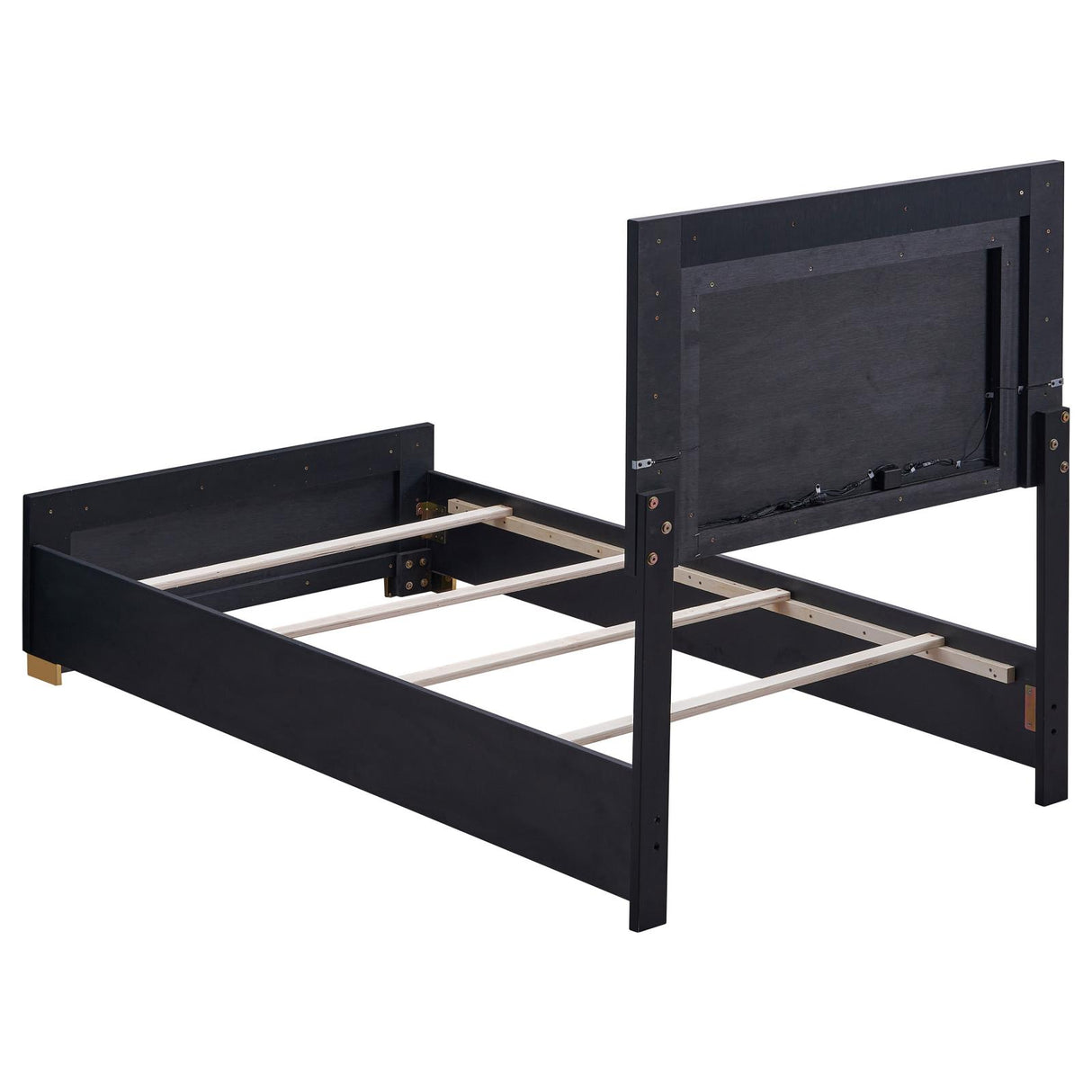 Marceline Black LED Twin Bed from Coaster - Luna Furniture