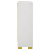 Marceline White 5-Drawer Chest from Coaster - Luna Furniture