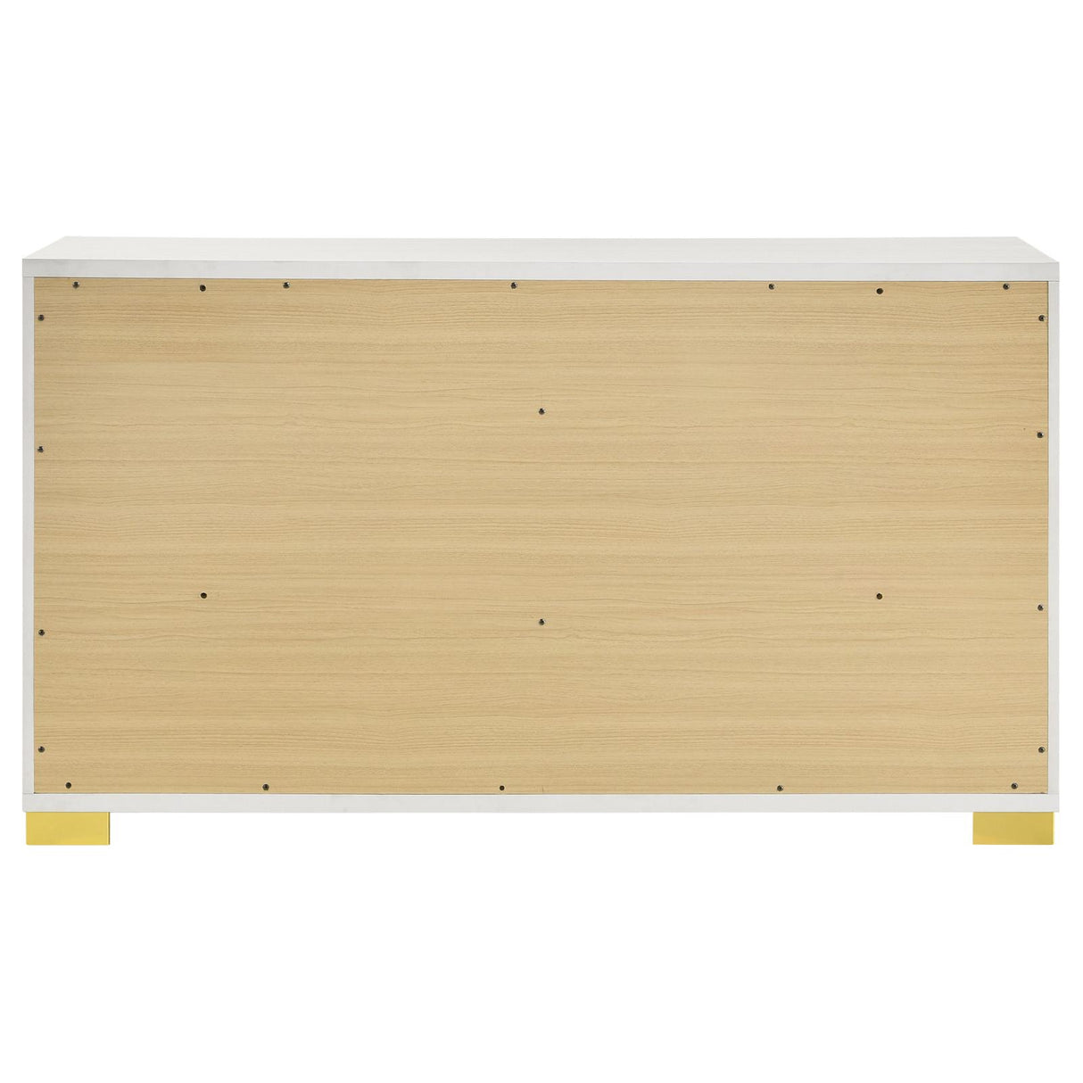 Marceline White 6-Drawer Dresser from Coaster - Luna Furniture
