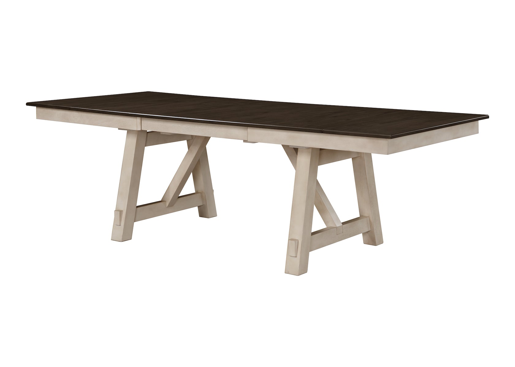Maribelle Chalk/Gray Dining Table from Crown Mark - Luna Furniture