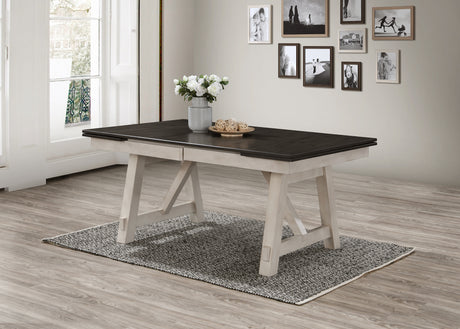 Maribelle Chalk/Gray Dining Table from Crown Mark - Luna Furniture