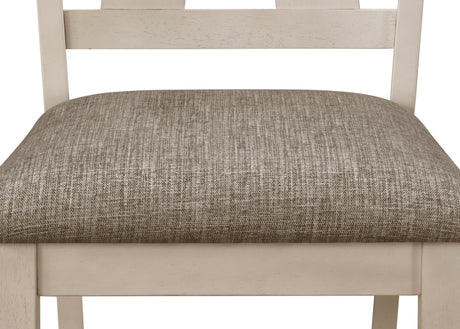 Maribelle Chalk/Gray Extendable Dining Set from Crown Mark - Luna Furniture