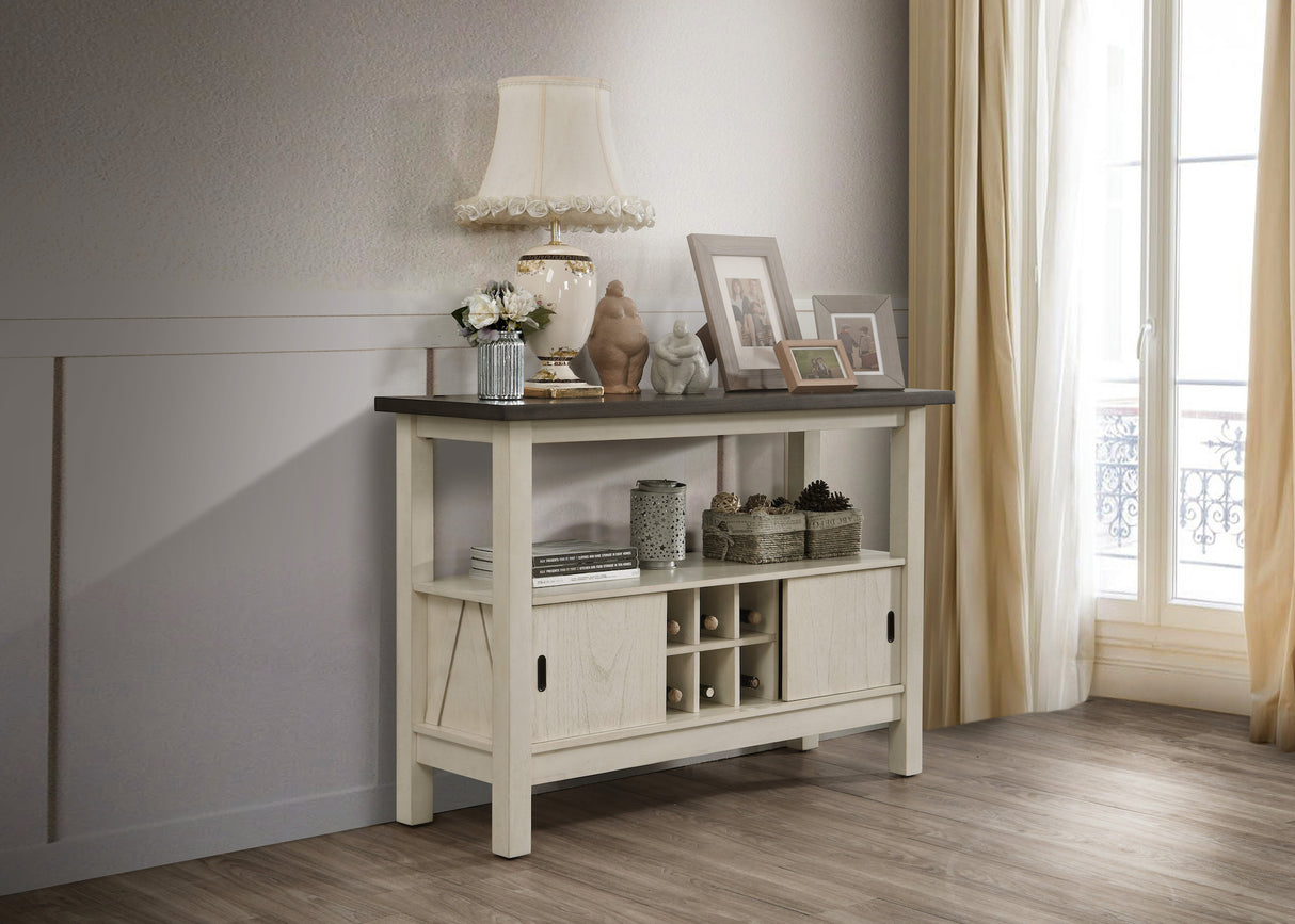 Maribelle Chalk/Gray Server from Crown Mark - Luna Furniture