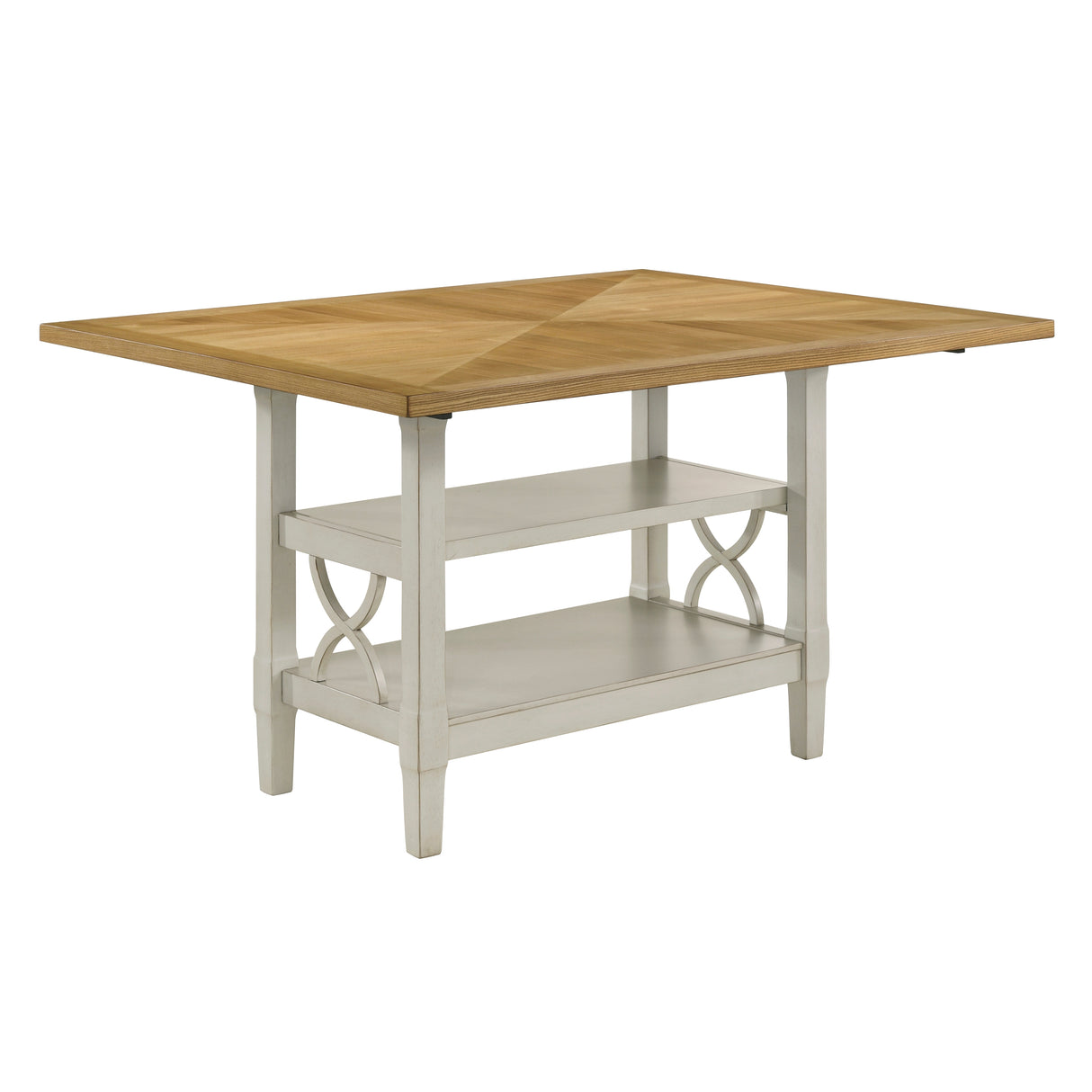 Maribelle Light Oak/Gray Counter Height Set from Homelegance - Luna Furniture
