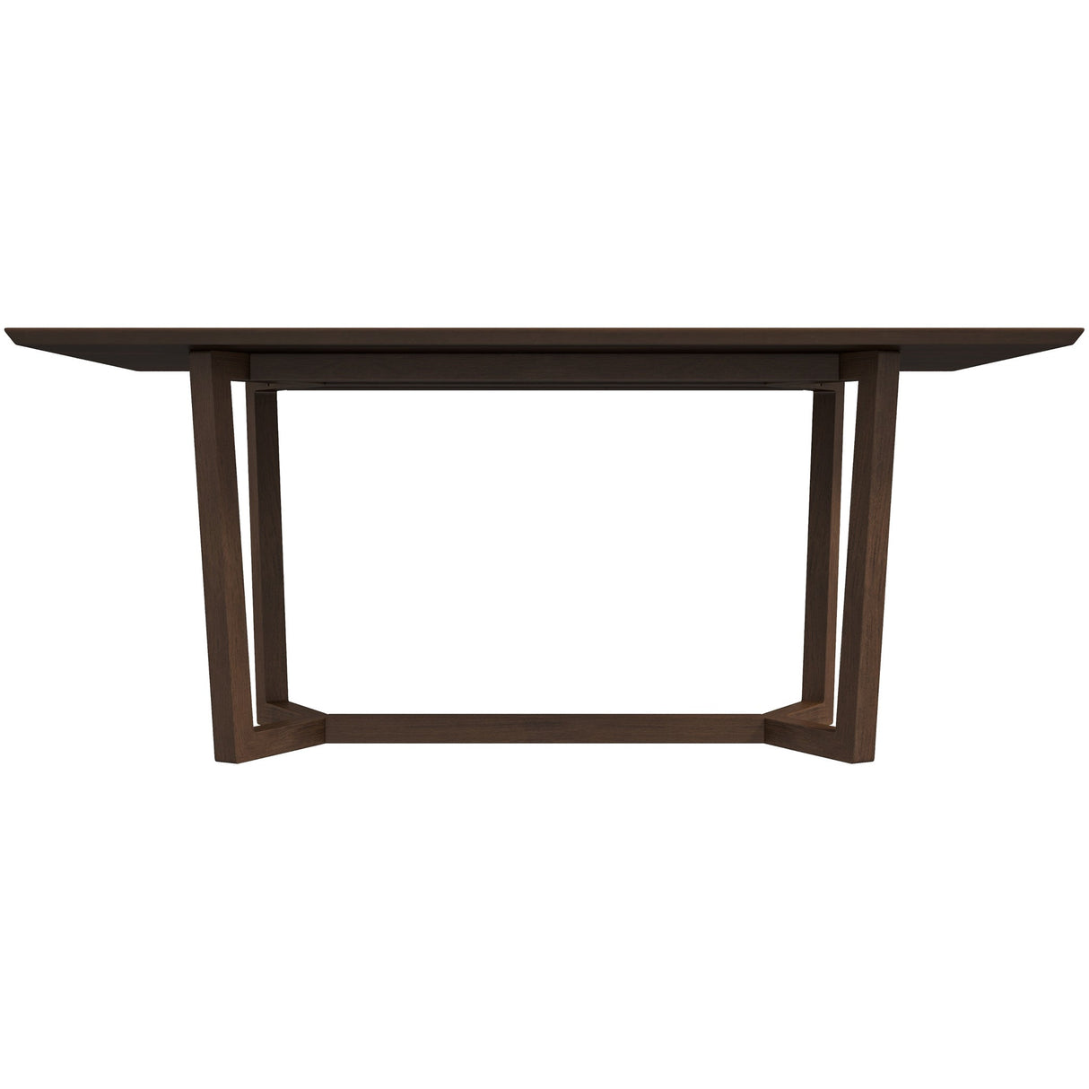 Marina Mid-Century Modern Solid Wood Dining Table in Brown from Midinmod - Luna Furniture