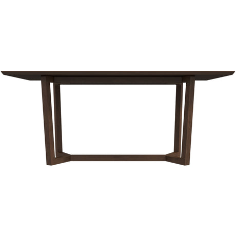 Marina Mid-Century Modern Solid Wood Dining Table in Brown from Midinmod - Luna Furniture