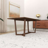 Marina Mid-Century Modern Solid Wood Dining Table in Brown from Midinmod - Luna Furniture