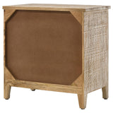 Mariska White Distressed 3-Drawer Wooden Accent Cabinet from Coaster - Luna Furniture