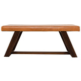 Marley Tan Genuine Leather Bench from Midinmod - Luna Furniture