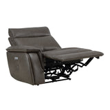 Maroni Dark Brown Leather 6-Piece Modular Power Reclining Sectional from Homelegance - Luna Furniture