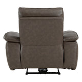Maroni Dark Brown Leather Power Reclining Chair from Homelegance - Luna Furniture