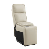 Maroni Taupe Leather 6-Piece Modular Power Reclining Sectional from Homelegance - Luna Furniture