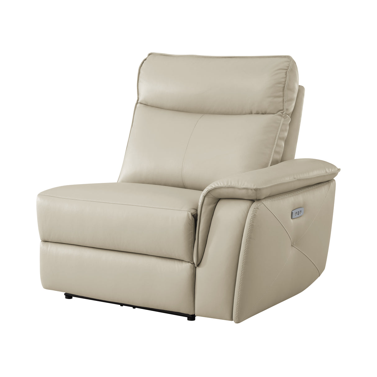 Maroni Taupe Leather 6-Piece Modular Power Reclining Sectional from Homelegance - Luna Furniture