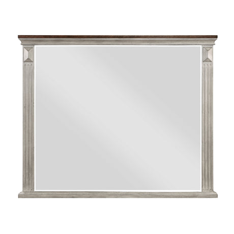 Marquette Gray/Brown Mirror (Mirror Only) from Homelegance - Luna Furniture