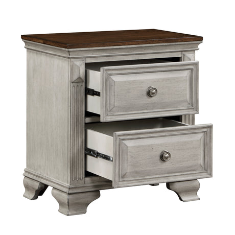 Marquette Gray/Brown Panel Bedroom Set from Homelegance - Luna Furniture