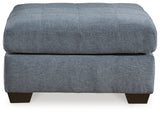 Marrelton Denim Oversized Accent Ottoman from Ashley - Luna Furniture
