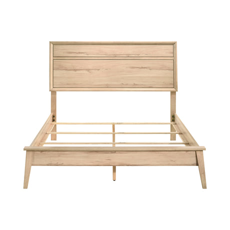 Marrin Natural Oak King Panel Bed from Homelegance - Luna Furniture