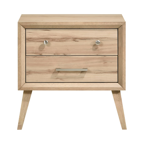Marrin Natural Oak Nightstand from Homelegance - Luna Furniture