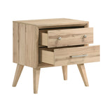 Marrin Natural Oak Panel Bedroom Set from Homelegance - Luna Furniture