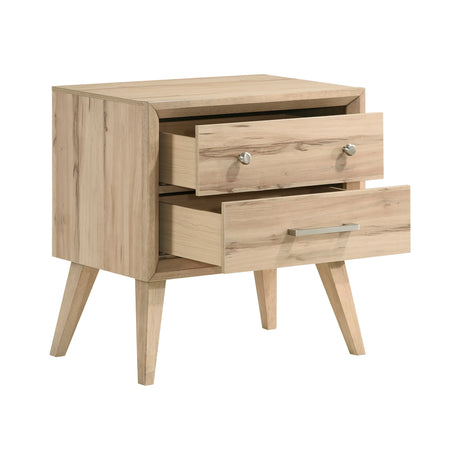Marrin Natural Oak Nightstand from Homelegance - Luna Furniture