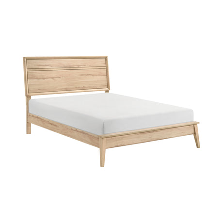 Marrin Natural Oak King Panel Bed from Homelegance - Luna Furniture