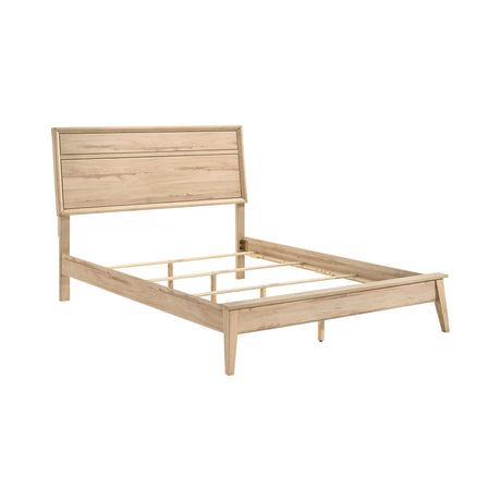 Marrin Natural Oak King Panel Bed from Homelegance - Luna Furniture