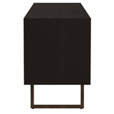 Marsden Charcoal Black 2-Door Wood 70" TV Stand from Coaster - Luna Furniture