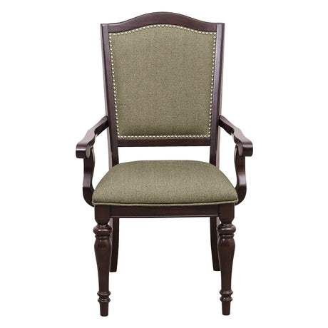 Marston Dark Cherry Arm Chair, Set of 2 from Homelegance - Luna Furniture