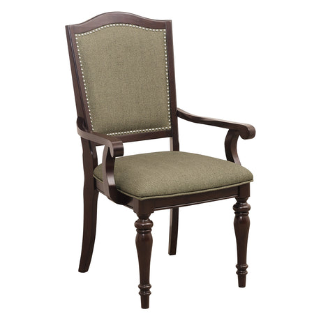 Marston Dark Cherry Arm Chair, Set of 2 from Homelegance - Luna Furniture