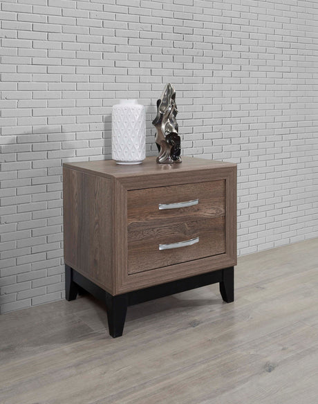 Marvel Brown Night Stand from Nova Furniture - Luna Furniture