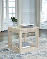 Marxhart Bisque End Table from Ashley Furniture - Luna Furniture