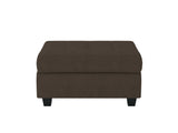 Maston Chocolate Ottoman from Homelegance - Luna Furniture