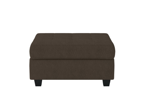 Maston Chocolate Ottoman from Homelegance - Luna Furniture