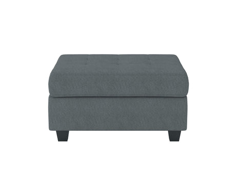 Maston Dark Gray Ottoman from Homelegance - Luna Furniture