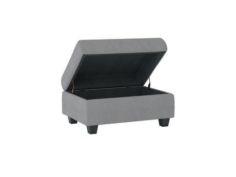 Maston Light Gray Ottoman from Homelegance - Luna Furniture