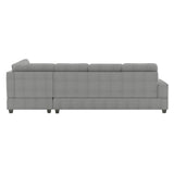 Maston Light Gray Reversible Sectional from Homelegance - Luna Furniture